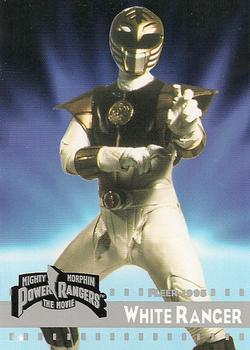 1995 Fleer Mighty Morphin Power Rangers: The Movie #2 White Ranger Front