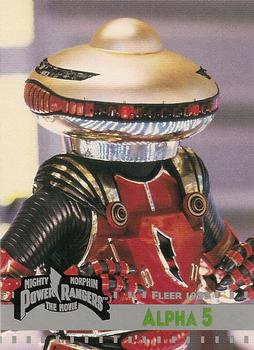 1995 Fleer Mighty Morphin Power Rangers: The Movie #8 Alpha 5 Front