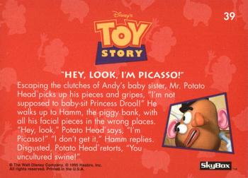 1995 SkyBox Toy Story #39 'Hey, look, I'm Picasso!