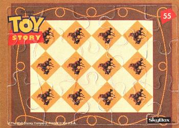 1995 SkyBox Toy Story #55 Woody Back