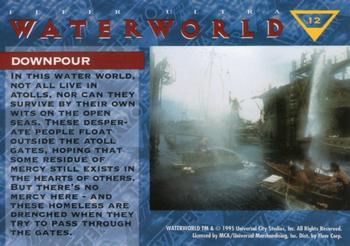 1995 Ultra Waterworld #12 Downpour Back
