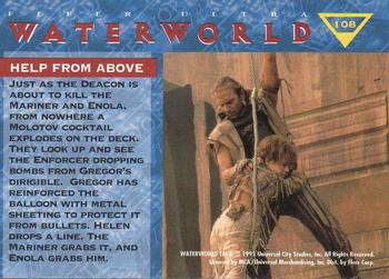 1995 Ultra Waterworld #108 Help from Above Back