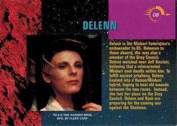 1995 Fleer Ultra Babylon 5 #8 Delenn Back
