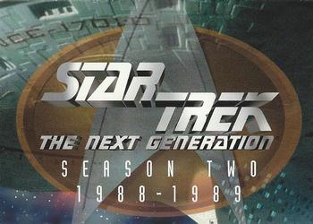 1995 SkyBox Star Trek: The Next Generation Season 2 #113 Mission Chronology Front