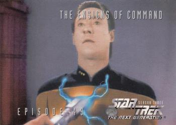 1995 SkyBox Star Trek: The Next Generation Season 3 #236 The Ensigns of Command Front
