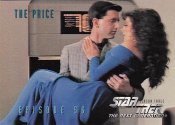 1995 SkyBox Star Trek: The Next Generation Season 3 #254 The Price Front