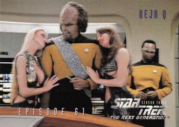 1995 SkyBox Star Trek: The Next Generation Season 3 #270 Deja Q Front