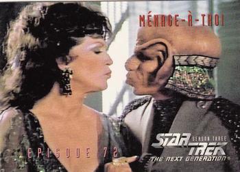 1995 SkyBox Star Trek: The Next Generation Season 3 #302 Ménage-à-Troi Front