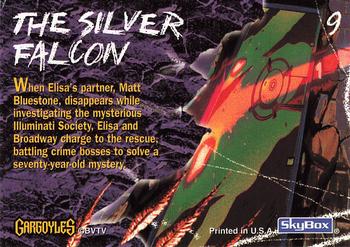 1996 Fleer/SkyBox Gargoyles Series 2 #9 The Silver Falcon Back