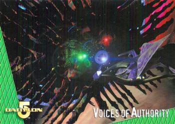1996 SkyBox Babylon 5 #22 Voices of Authority Front