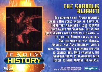 1996 SkyBox Babylon 5 #52 The Shadows Awaken Back