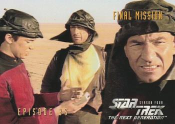 1996 SkyBox Star Trek: The Next Generation Season 4 #346 Final Mission Front