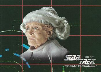 1996 SkyBox Star Trek: The Next Generation Season 5 #424 Mission Chronology Front