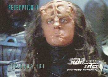 1996 SkyBox Star Trek: The Next Generation Season 5 #432 Redemption Part II Front