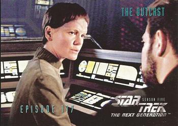1996 SkyBox Star Trek: The Next Generation Season 5 #479 The Outcast Front