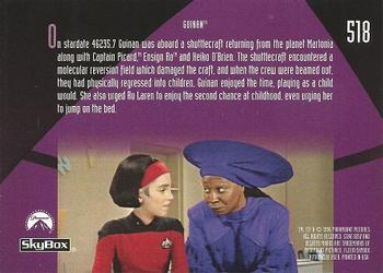 1996 SkyBox Star Trek: The Next Generation Season 5 #518 Guinan Back