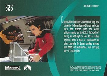 1996 SkyBox Star Trek: The Next Generation Season 5 #523 Ensign Ro Laren Back