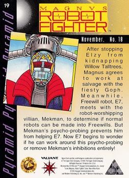 1993 Upper Deck The Valiant Era #19 Magnus Robot Fighter Back