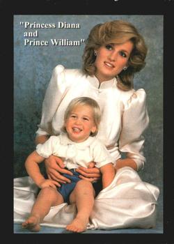 1997 Trading Cards International Princess Diana: Queen of Hearts #14 Princess Diana and Prince William Front