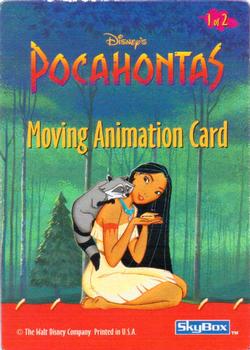 1995 SkyBox Pocahontas - Moving Animation #1 (Swordplay) Back