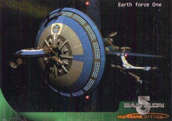 1997 SkyBox Babylon 5 Special Edition #40 Earth Force One Front