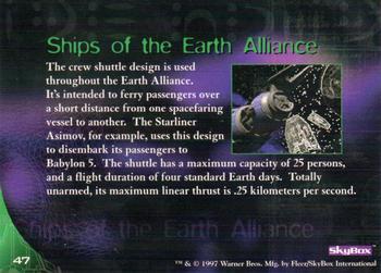 1997 SkyBox Babylon 5 Special Edition #47 Crew Shuttles Back