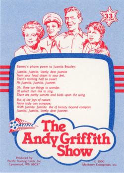 1990 Pacific The Andy Griffith Show Series 1 #33 