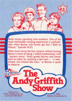 1990 Pacific The Andy Griffith Show Series 1 #63 Back to Nature Back