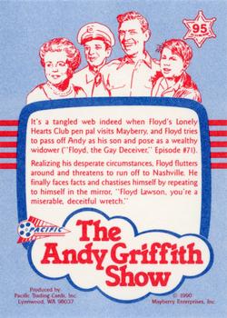 1990 Pacific The Andy Griffith Show Series 1 #95 Andrew Paul Lawson and Floyd Back