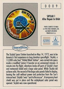 1990-92 Space Ventures Space Shots #0009 Skylab 1 - After Repair In Orbit Back