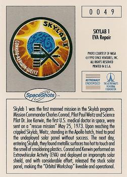 1990-92 Space Ventures Space Shots #0049 Skylab 1 - EVA Repair Back