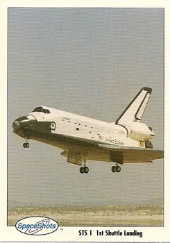 1990-92 Space Ventures Space Shots #0055 STS 1 - 1st Shuttle Landing Front