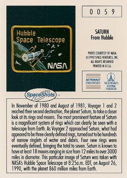1990-92 Space Ventures Space Shots #0059 Saturn - From Hubble Back