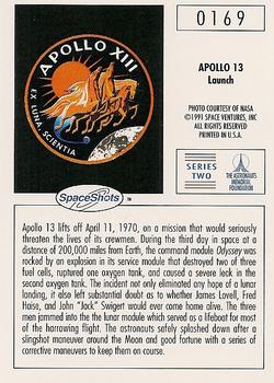 1990-92 Space Ventures Space Shots #0169 Apollo 13 - Launch Back