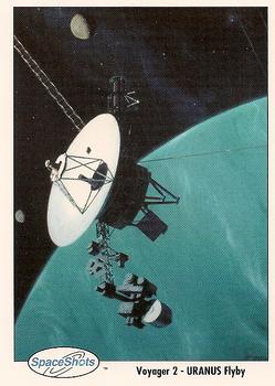 1990-92 Space Ventures Space Shots #0207 Voyager 2 - Uranus Flyby Front