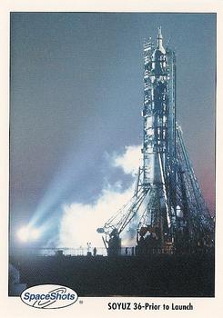 1990-92 Space Ventures Space Shots #0243 Soyuz 36 - Prior to Launch Front