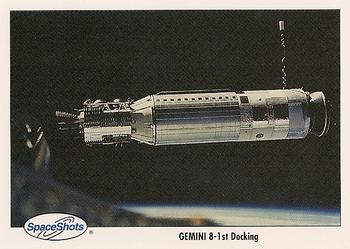 1990-92 Space Ventures Space Shots #0281 Gemini 8 - 1st Docking Front