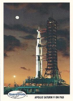 1990-92 Space Ventures Space Shots #0282 Apollo Saturn V on Pad Front