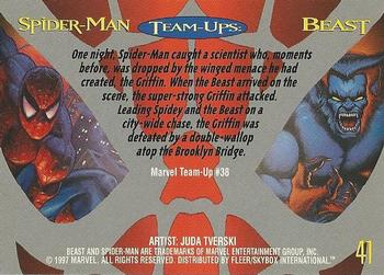 1997 Fleer Spider-Man International #41 Beast Back