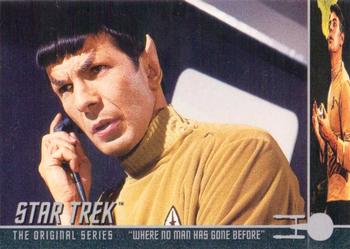 1997 SkyBox Star Trek Original Series 1 #4 EP 2.1   Where No Man Has Gone Before Front