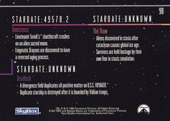 1997 SkyBox Star Trek: Voyager Season 2 #98 49578.2 - Unknown Back