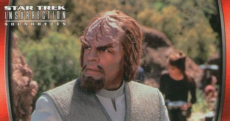 1998 SkyBox Star Trek Insurrection #46 Worf: 