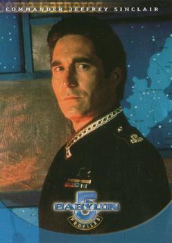 1999 SkyBox Babylon 5: Profiles #4 Some Gathered: Commander Jeffrey Sinclair Front