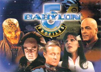 1999 SkyBox Babylon 5: Profiles #3 Babylon 5: Profiles Front