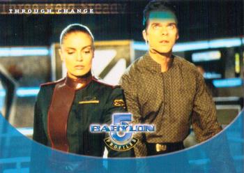 1999 SkyBox Babylon 5: Profiles #32 Three Held Steady Through Change Front