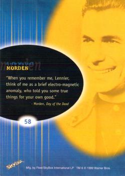 1999 SkyBox Babylon 5: Profiles #58 A Few We Lost: Morden Back