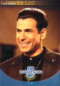 1999 SkyBox Babylon 5: Profiles #58 A Few We Lost: Morden Front