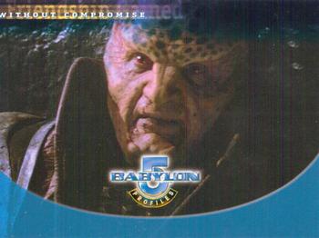 1999 SkyBox Babylon 5: Profiles #67 A Friendship Gained Without Compromise Front