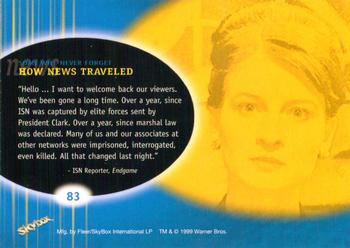 1999 SkyBox Babylon 5: Profiles #83 Some Will Never Forget How News Traveled Back