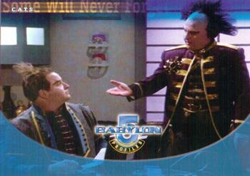 1999 SkyBox Babylon 5: Profiles #84 Some Will Never Forget Cats Front